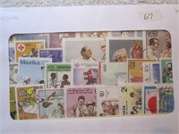 30 Medical stamps (used)