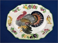 Ceramic Made in Italy Turkey Thanksgiving Harvest