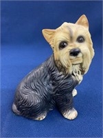 Ceramic Yorkshire Terrier figurine 5 1/2”x3 1/2”x