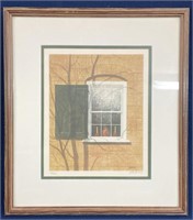 Boy’s School Window print by John Furches,