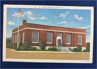 Vintage Elkin, NC Post Office Post Card, 3 1/2”x5