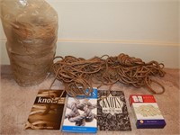 Large Roll Jute Rope & Knot Tying Books
