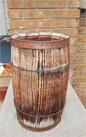 Antique Nail Keg Wooden Barrel