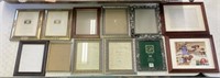 (12) Assorted size picture frames