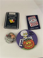 Vintage Assorted Pins and Magnet