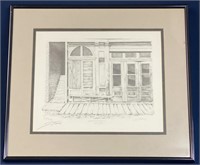 Boardwalk Bodie California Pencil Sketch by