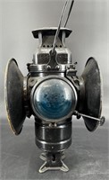 Antique Adlake  Switch Signal Lantern All Lenses