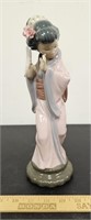 Lladro Timid Japanese Geisha #4990- 11" Tall-