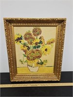 Beautifully Framed Oil On Canvas of Vincent Van