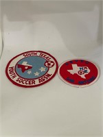 Vintage Texas Soccer Patches