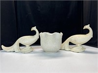 Mid Century Pheasants & Vase