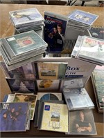 Box of CDs Movies and Music 100 +