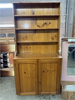 20Solid Pine Cabinet with shelves 36 1/2x 16 x  75