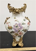 Beautiful Antique Hand Painted Porcelain Vase w