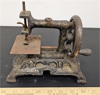 Antique Hand Crank Stenciled Sewing Machine- 8x6-