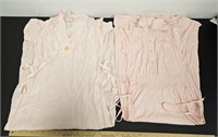 (2) Vintage Long Pink Nightgowns