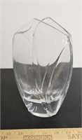 Baccarat Crystal Flower Vase- Signed- Made In