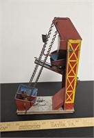 J. Chein Tin Litho Sand Loader Toy- Marked Made