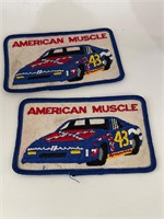 Vintage American Muscle Stock Car Racing Patch