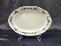 PFALTZGRAFF RED RIBBONS OVAL SERVING PLATTER