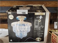 HAMPTON BAY SEMI-FLUSH PENDANT LIGHT