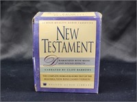 NEW TESTAMENT ON AUDIO CASSETTES NEW KING JAMES...