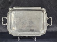 HANDMADE PELTRINA TRAY PRODUCED BY SAND CASTING