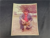 PHOTOGRAPH OF MAN (POSSIBLE COUNTRY SINGER) W/...