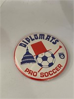Vintage Diplomats Soccer Club Button