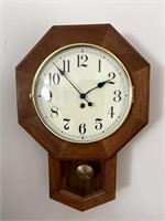 Western Germany Wood Clock w/ Key