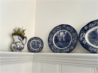 Collection of Blue Transferware