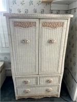 Wicker Wardrobe & Wicker Chest