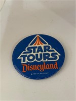 Vintage Star Tours Disneyland Ride Button