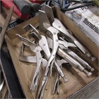 BOX OF WELDING CLAMPS