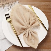 flax linen dining table cloth 4 pcs with