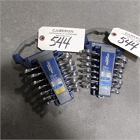 2 - 7PC SAE & METRIC COMBO WRENCH SETS