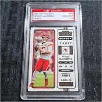 2022 Contenders Patrick Mahomes Chiefs Graded Card