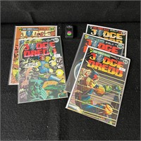 Judge Dredd 8, 9, 10, 11, & 13 Eagle Comics