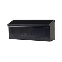 Architectural Small Wall Mount Mailbox Black $33