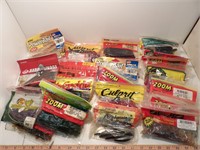 Large Assortment of Fishing Worms