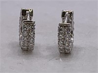 STERLING SILVER PIERCED EARRINGS