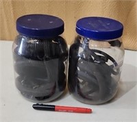 Jar of Automotive Wire Loom and Rubber Hose