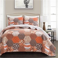 Briley Quilt 3 Piece Quilt Set by Lush Decor $60