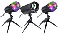 LED Projection Set w/3 Spotlights Speaker $100