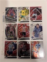 Soccer Cards Pulisic, Broja Rookie, Dunk Red Prism