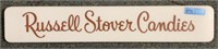 RUSSELL STOVER CANDIES HANGING SIGN