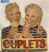 COUPLET'S ICE CREAM ADVERTISING POSTER