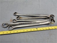5 Craftsman box end wrenches. Made in USA. Look