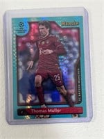 Thomas Muller Merlin Aqua Soccer Card