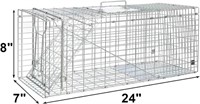 24'' STEEL CAGE ANIMAL TRAP